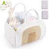 XL Diaper Caddy Organizer for Baby,Upgrade-Space Division Portable Diaper Organizer,Durable Cotton Rope Baby Gift Basket,Multi-U