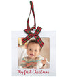 Kate & Milo My First Christmas Photo Ornament, Babys First Christmas Tree Ornament, Newborn Photo Holiday Keepsake, New And Expe