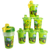 The First Years Take & Toss John Deere Sippy Cups - Reusable Toddlers Cups With Lids - Kids Party Pack With 2 Travel Caps - 10 O