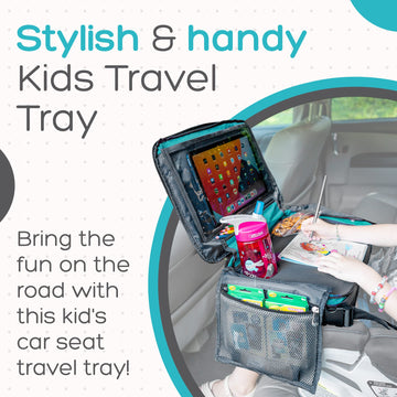 Be Family Travel Kids Car Seat Travel Tray, Car Accessories For Children, Car Seat Snack Tray, Traveling Essentials For Kids, To