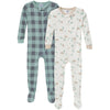 Gerber Toddler Baby-Boys 2-Pack Footed Pajamas, Desert Animals