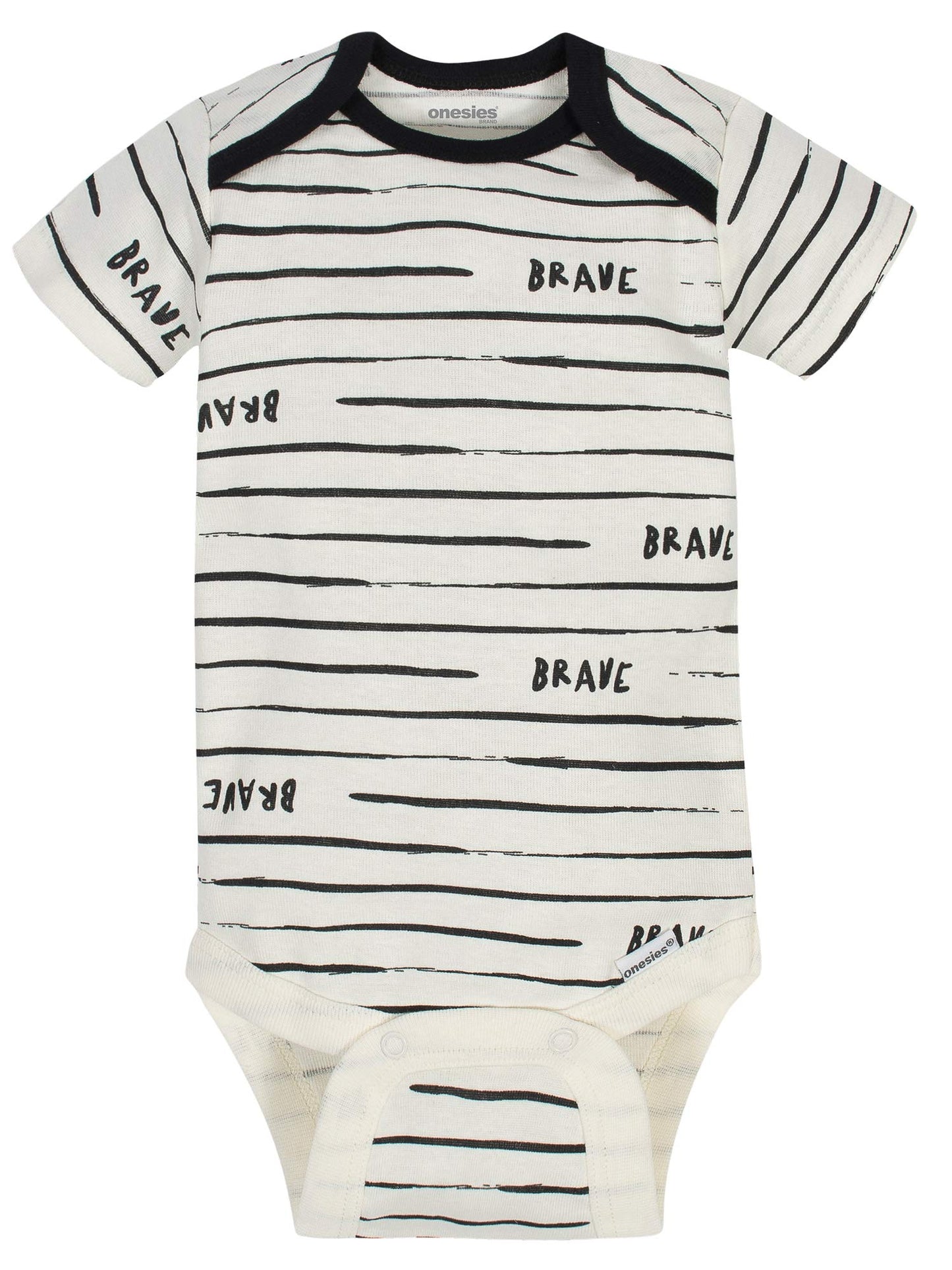 Onesies Brand Baby Boys 8-Pack Short Sleeve Mix & Match Bodysuits And Toddler T Shirt Set, Dangerously Cute Tiger, 0-3 Months Us