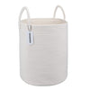 Xuanguo Cotton Rope Laundry Basket Hamper For Clothes Decorative Woven Storage Basket For Living Room Bedroom Boho Tall Rope Bas