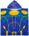 Jay Franco Marvel Eternals Ikaris Bath/Pool/Beach Hooded Poncho - Super Soft & Absorbent Cotton Towel, Measures 28 x 28 Inches (