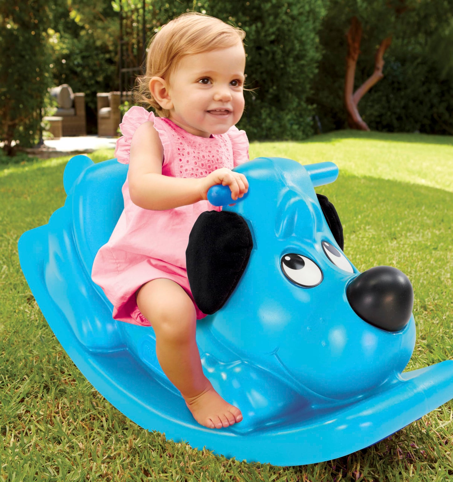 Little Tikes Rockin Puppy- Blue, Small