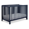 Carter'S By Davinci Colby 4-In-1 Low-Profile Convertible Crib In Navy Blue, Greenguard Gold Certified