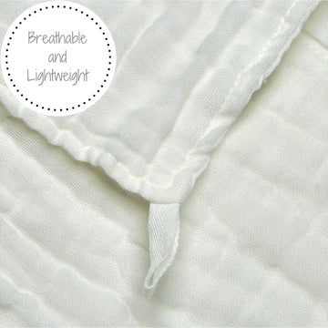 Lollybanks Muslin Baby Washcloths, 100% Cotton Newborn Washcloths, Large 12 X 12 Inches Soft And Absorbent Baby Towels For Bath,