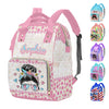 M Yescustom Custom Cute Diaper Bag Backpack For Girls Boys Large Capacity With Pockets Personalized Baby Diaper Bags For Mom Wat
