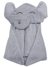 Yoyoo Premium Baby Bath Towel - Viscose Derived From Bamboo, Baby Hooded Towels - Newborn Essential Cute Grey Little Elephant -P