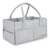 Runsabay. Nursery Basket-Baby Diaper Caddy Organizer for Changing Table-Portable Holder Tote Bag-Car Organizer with Removable Di