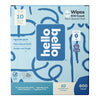 Hello Bello Extra Gentle Unscented Baby Wipes, Plant Based, Made With 99% Water And Aloe For Babies And Kids, 60 Count (Pack Of