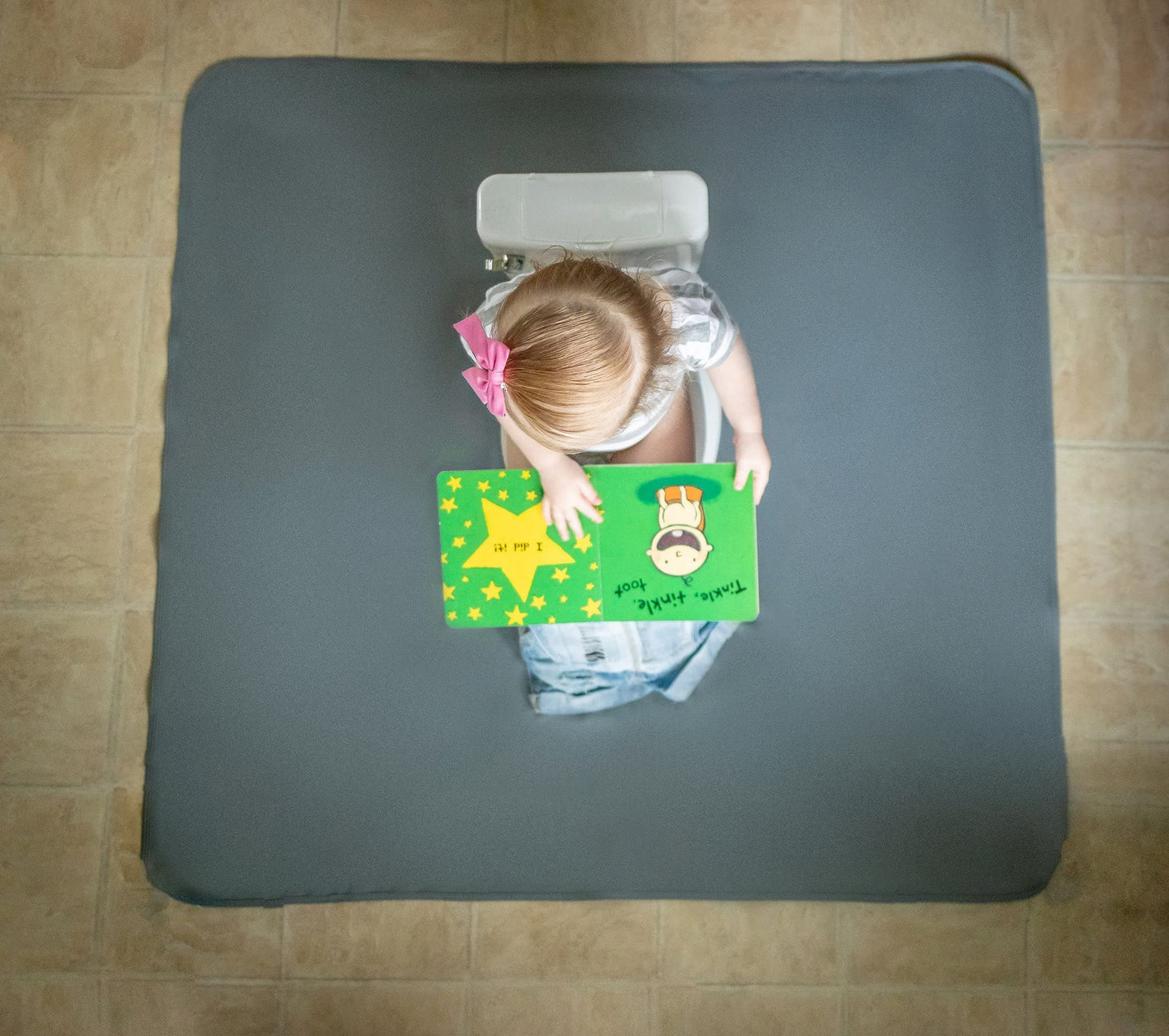 Bapronbaby Minimalist Slate Splash Mat - Waterproof Catch-All For Under High Chairs, Floors, Tables, Playtime Or Arts & Crafts -