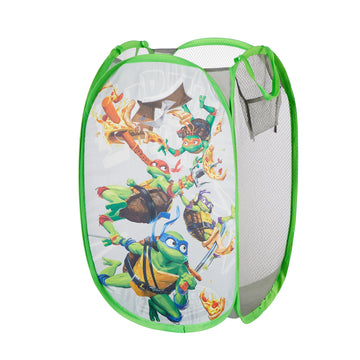 Teenage Mutant Ninja Turtles: Mutant Mayhem Pop Up Hamper With Durable Carry Handles, 21'' H X 13.5'' W X 13.5'' L