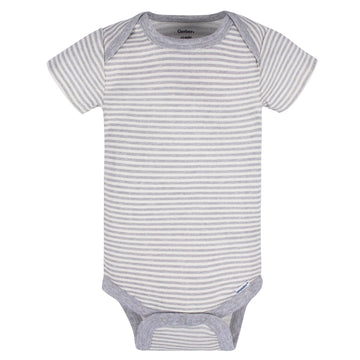 Gerber Unisex Baby 5-Pack Short Sleeve Variety Onesies Bodysuits Happy Veggies 3-6 Months