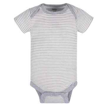 Gerber Unisex Baby 5-Pack Short Sleeve Variety Onesies Bodysuits Happy Veggies 6-9 Months