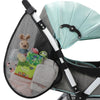 Accmor Universal Stroller Organizer, Side Sling Stroller Organizer, Mesh Cargo Net Stroller Storage Caddy, Stroller Bag Accessor