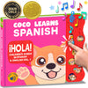 Coco Learns Spanish Vol. 1 | Musical Spanish Books for Kids 1-3, Spanish Toys for Babies & Toddlers 1-3, Baby & Toddler Spanish