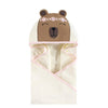 Hudson Baby Unisex Baby Cotton Animal Face Hooded Towel, Boho Bear, One Size