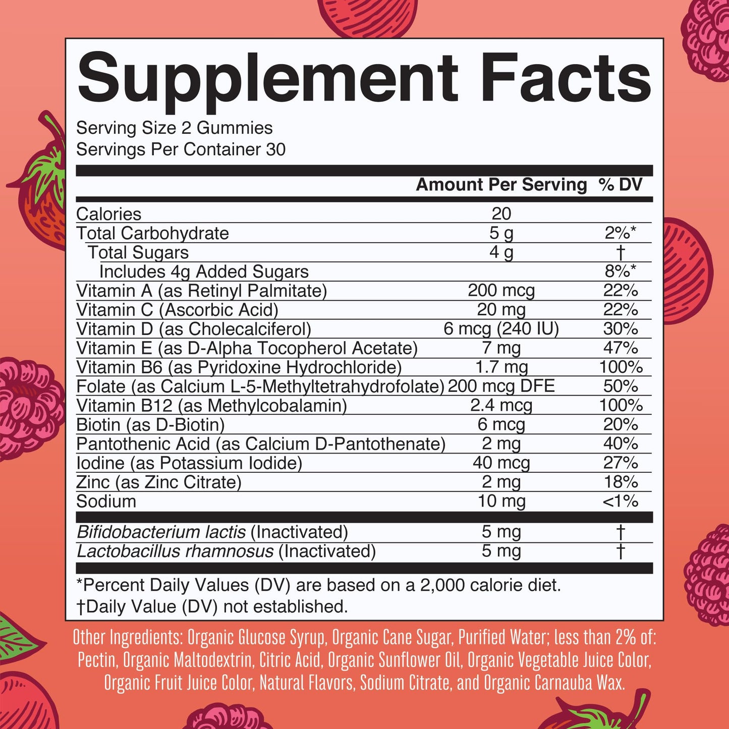 Kids Vitamins By Maryruth'S | Usda Organic | Kids Multivitamin Gummies + Postbiotics For Ages 4+ | Multivitamin For Kids With La