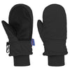 American Trends Toddler Mittens Snow Boys Waterproof Gloves Kids Ski Winter Gloves For Girls Infant Baby Mittens Black 4-6 Years