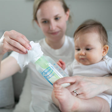 Dr. Brown'S Bottle And Pacifier Healthy Wipes, Naturally Cleaning For Bottles And Baby Items, 40 Count, 3 Pack
