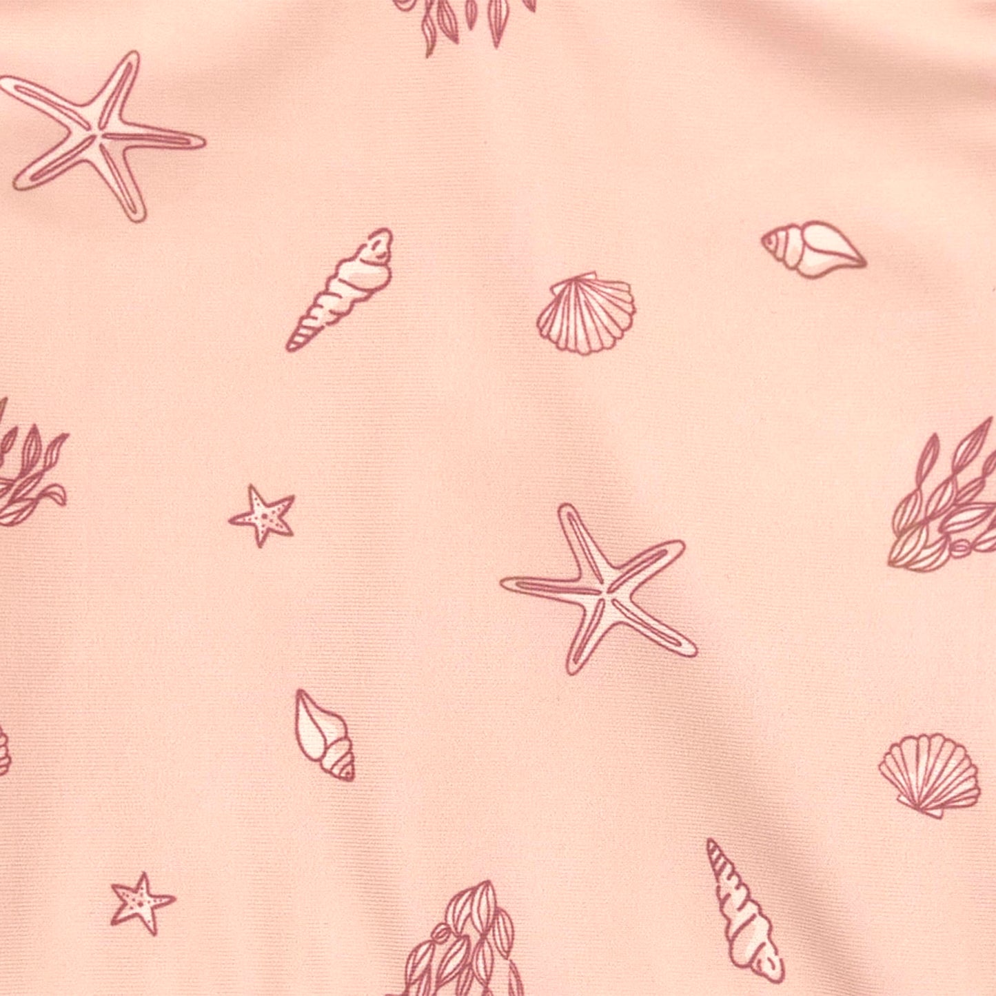 Gerber Girls' One-Piece Swimsuit, Pink Shells