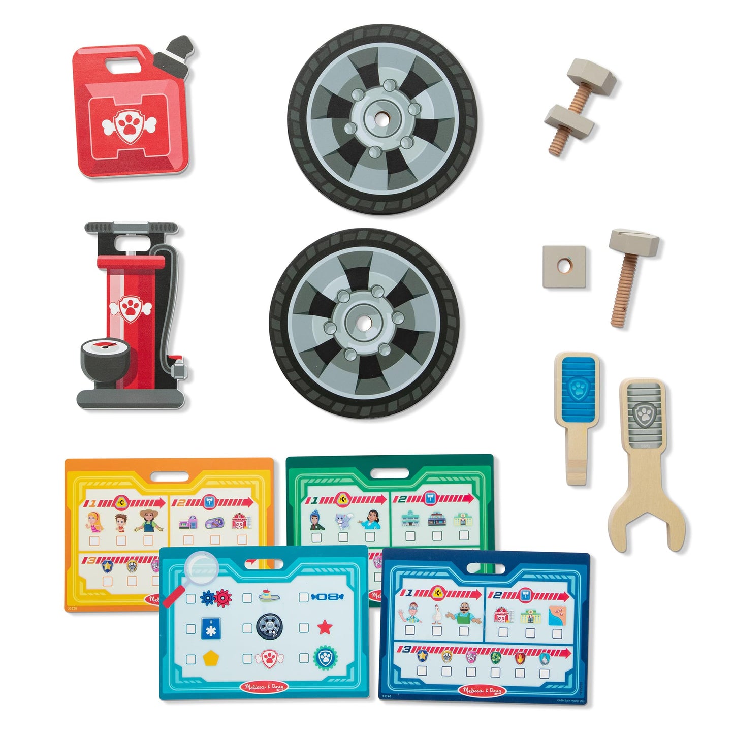 Melissa & Doug Paw Patrol Wooden Paw Patroller Activity Center Multi-Sided Play Space - Fsc Certified