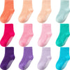 Aroveea Toddler Socks Non Slip Grip Baby Socks 12 Pack For Toddler Boys Girls Kids Socks,Cute Cotton Baby Socks