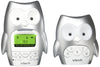 VTech DM225 Owl Audio Baby Monitor Camera with up to 1,000 ft of Range, Vibrating Sound-Alert, Talk-Back Intercom, Digitized Tra