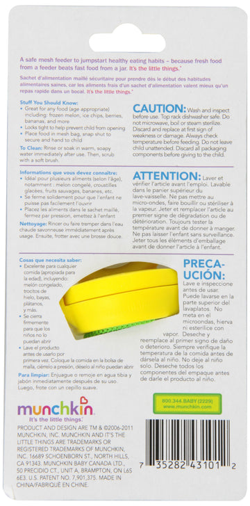 Munchkin Fresh Food Feeder 1Ea,Colors Vary,1.0Count