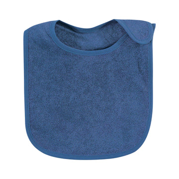 Hudson Baby Unisex Baby Rayon From Bamboo Terry Bibs, Basic Bright, One Size