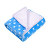 NAMAN Newborn Baby Boy & Baby Girl Polka Wrapping Sheet Cum Baby BlanketNVBZ7800SKYBLUE