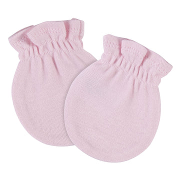 Gerber Baby 12-Pack No Scratch Mittens, Light Pink, 0-3 Months (8-Pack)
