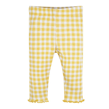 Gerber Baby Girl'S Toddler Multi-Pack Premium Leggings, Yellow White Blue, 12 Months