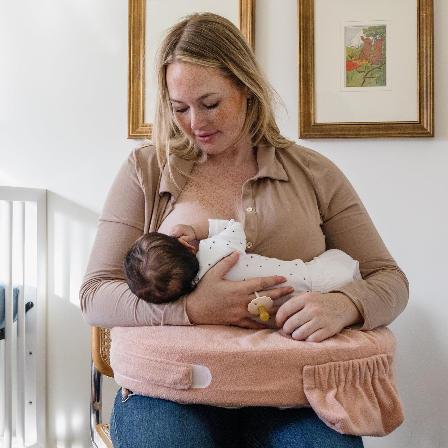 My Brest Friend Deluxe Nursing Pillow Cover - Slipcovers For Baby - Adjustable Fit, Easy Care, Durable - Original Nursing Pillow