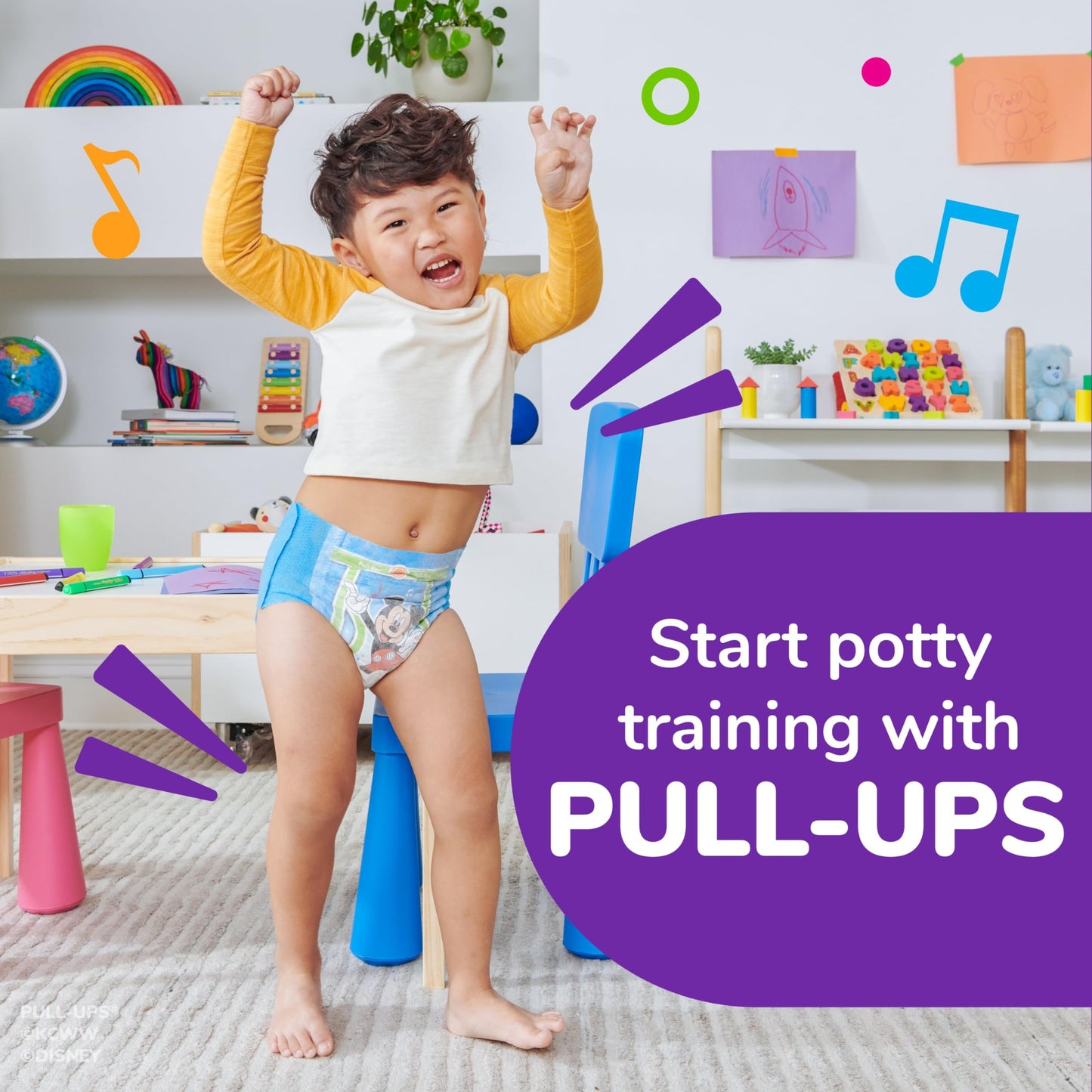 Pull-Ups Boys' Potty Training Pants, 3T-4T (32-40 Lbs), 112 Count (4 Packs Of 28)