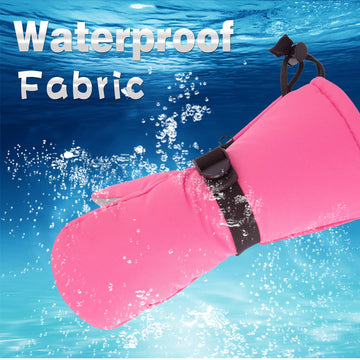 Winter Kids Waterproof Gloves For Boys Girls Snow Ski Toddler Baby Mittens Outdoor For Infant Teens 1-5T (N-Pink, M(2-4T))