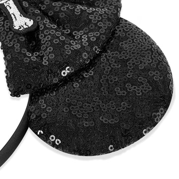 Lylin Pirate Mouse Ears Headband, Pirate Ears With Bow For Women Girls Boys, Pirate Accessories For Hallween Trips Party Themed