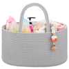 Comse Baby Diaper Caddy Organizer, Diaper Basket, Baby Car Organizer, Diaper Change Organizer, Portable Tote Bag With Divider, G