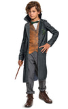Disguise Newt Scamander Costume For Kids, Official Harry Potter Wizarding World Deluxe Fantastic Beasts Boys Outfit, Child Size
