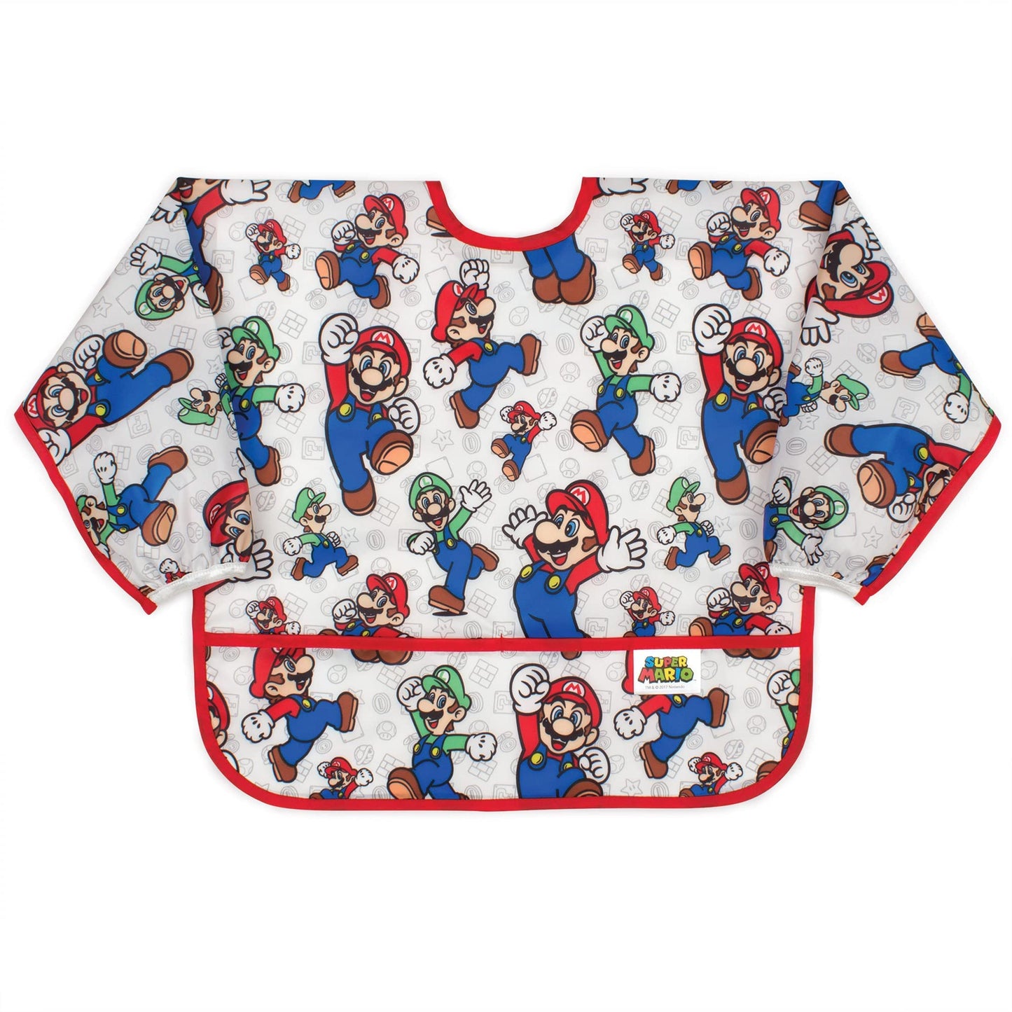 Bumkins Bibs, Baby And Toddler Girls And Boys 6-24 Months, Long Sleeve, Essential Must Have For Eating, Feeding, Mess Saving Lig