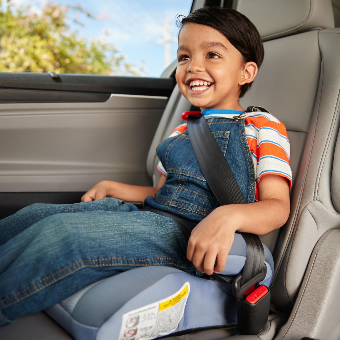 Cosco Topside Backless Booster Car Seat, Lightweight Booster Seats For Cars 40-100 Lbs, Backless Booster Seat For Car, Leo