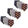 Hudson Baby Unisex Baby Cotton Bandana Bibs, Fox 12-Pack, One Size