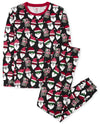 The Children'S Place,Family Matching Christmas Holiday Pajamas Sets, Snug Fit 100% Cotton, - Pj Set,Santa Allover,9-12 Months