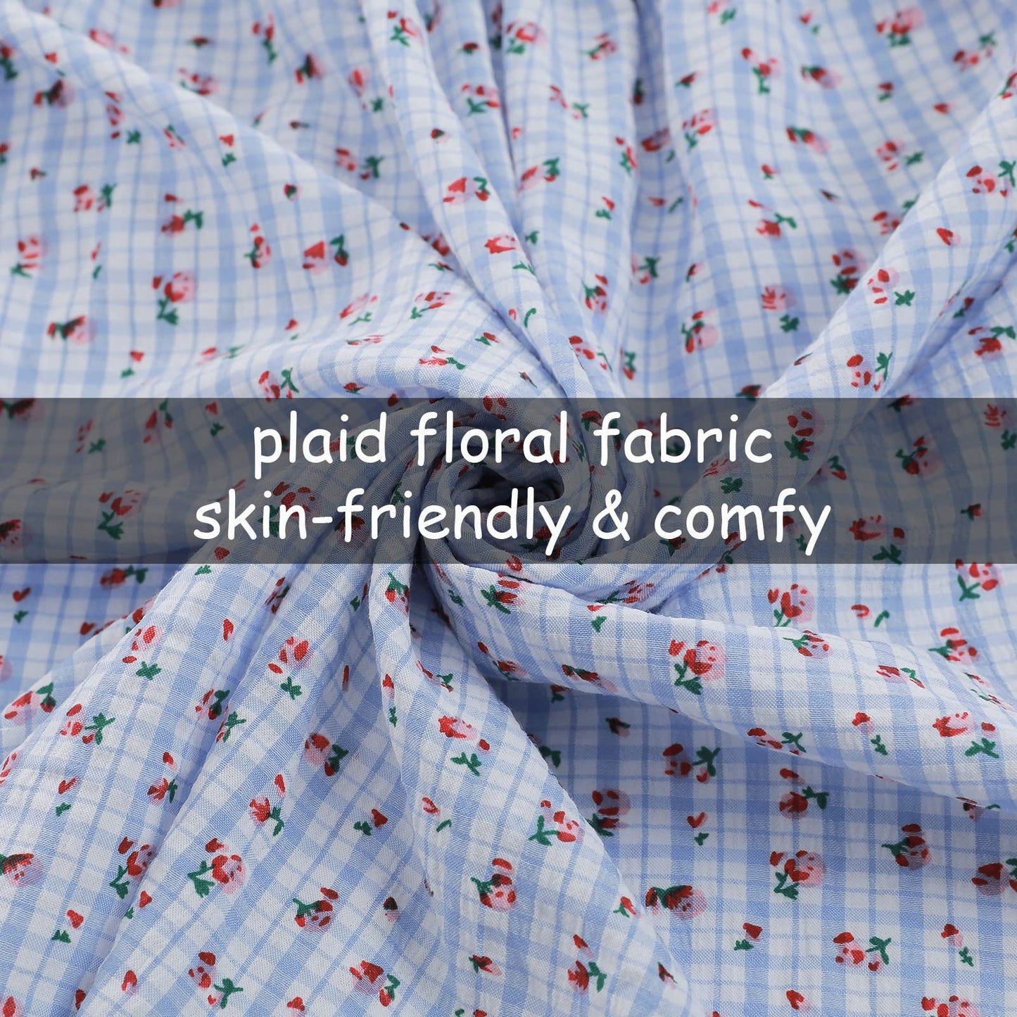 Ltakk Prairie Dresses Girls Pioneer Colonial Costume Girl Pilgrim Dress With Apron And Bonnet, Blue Plaid Floral, Small, Age Ove