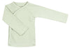 Kushies Unisex-Baby Newborn Everyday Layette Long-Sleeve Wrap Tee, Green, 6 Months