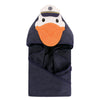 Hudson Baby Unisex Baby Cotton Animal Face Hooded Towel, Pelican, One Size