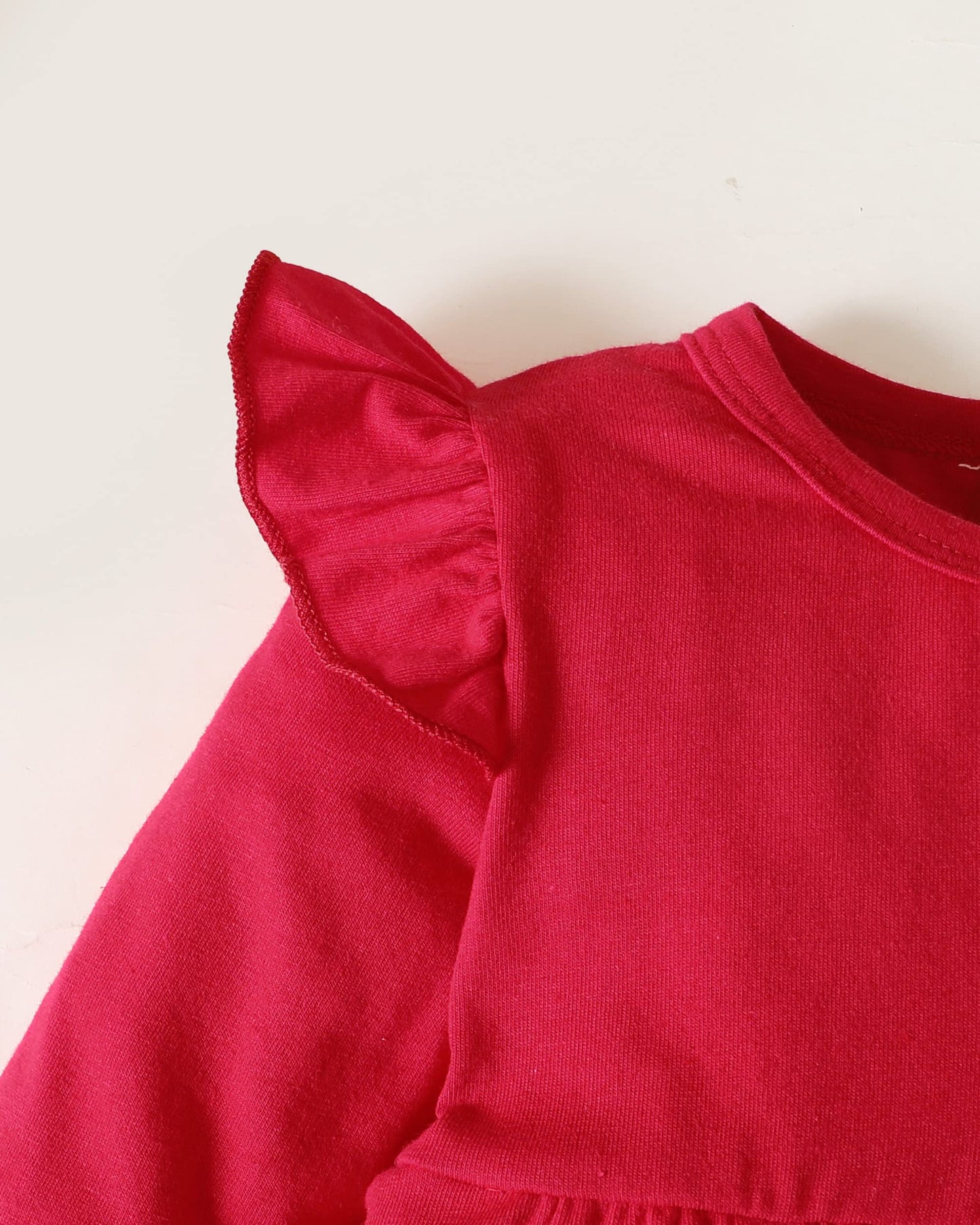 Baby Clothes Girl 12-18 Months Valentine'S Day Outfits Infant Clothes For Girls 12-18 Months Long Sleeve Ruffle Top Love Heart P