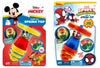 Ja-Ru Disney Mickey Mouse & Marvel Spiderman Light Up Spinner Toy (2 Units) Led Light Spring Spinning Tops For Kids. Classroom T