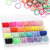 Baby Hair Ties, 336Pcs Small Hair Ties For Toddler Girls, Tiny Colorful Elastics Hair Bands For Infants Kids, Funtopia Multicolo